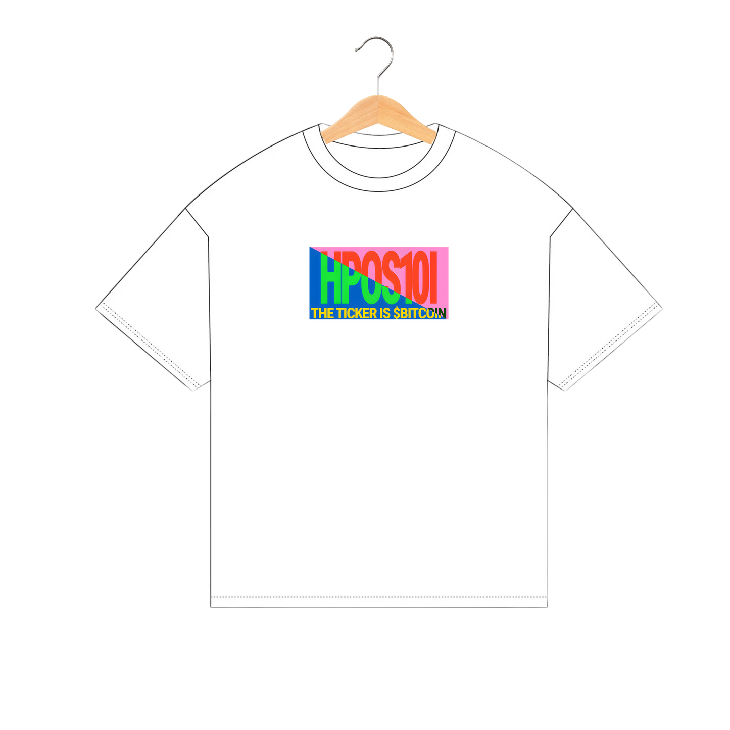 HPOS10I Ticker Bitcoin T-Shirt PRE-ORDER